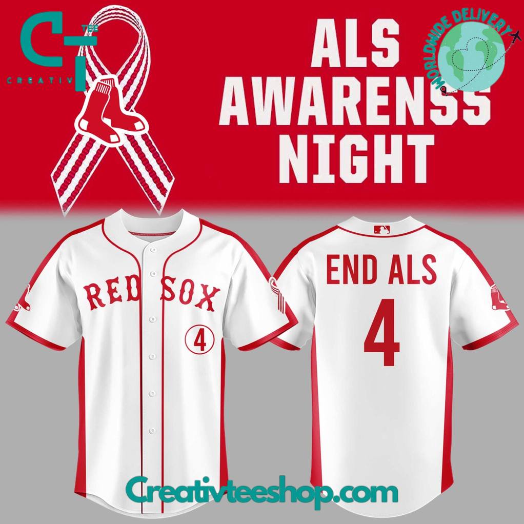 Boston Red Sox X Als Awareness Night 2025 Baseball Jersey