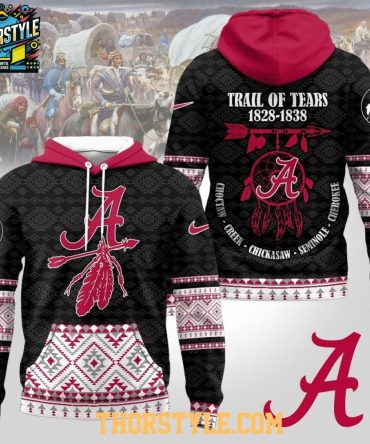 Alabama Crimson Tide Native American Trail Of Tears 2025 Ncaa Hoodie