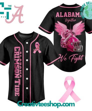 Alabama Crimson Tide Together We Fight Cancer Baseball Jersey