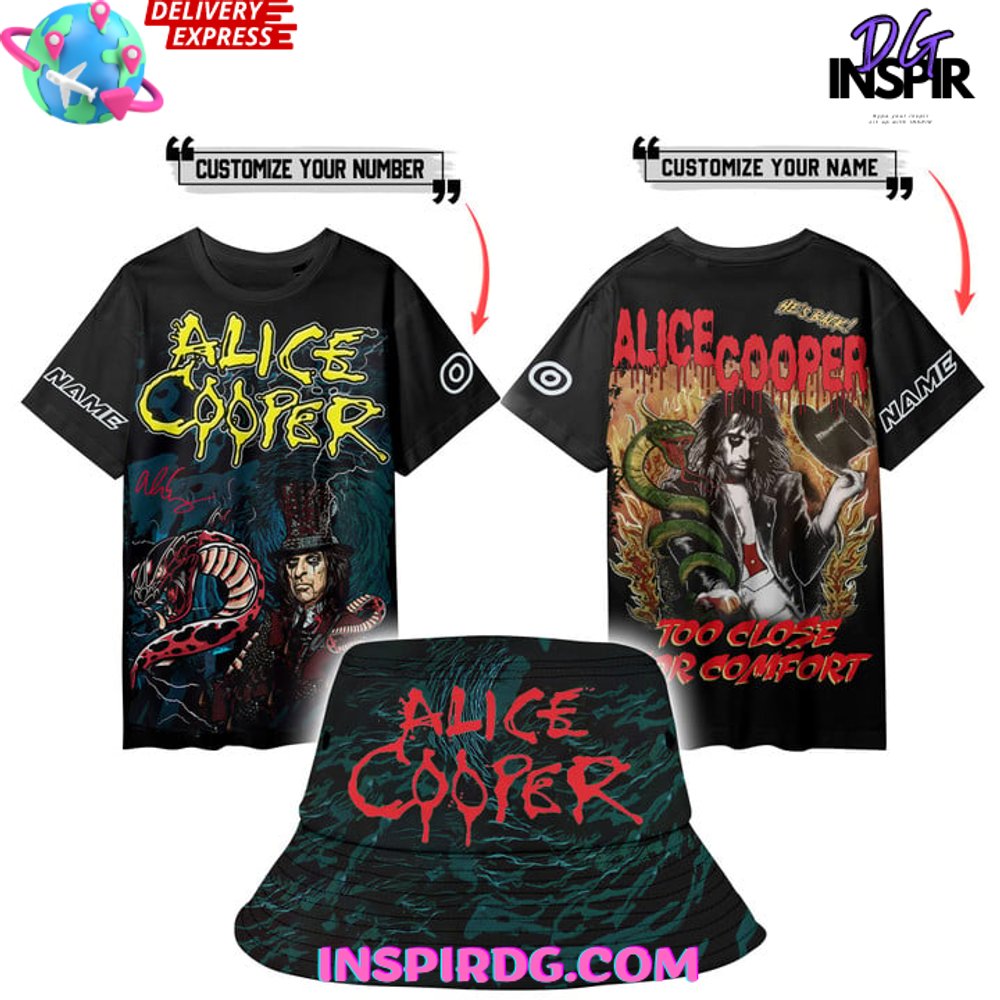 Alice Cooper Custom Premium T-Shirt - Image 2