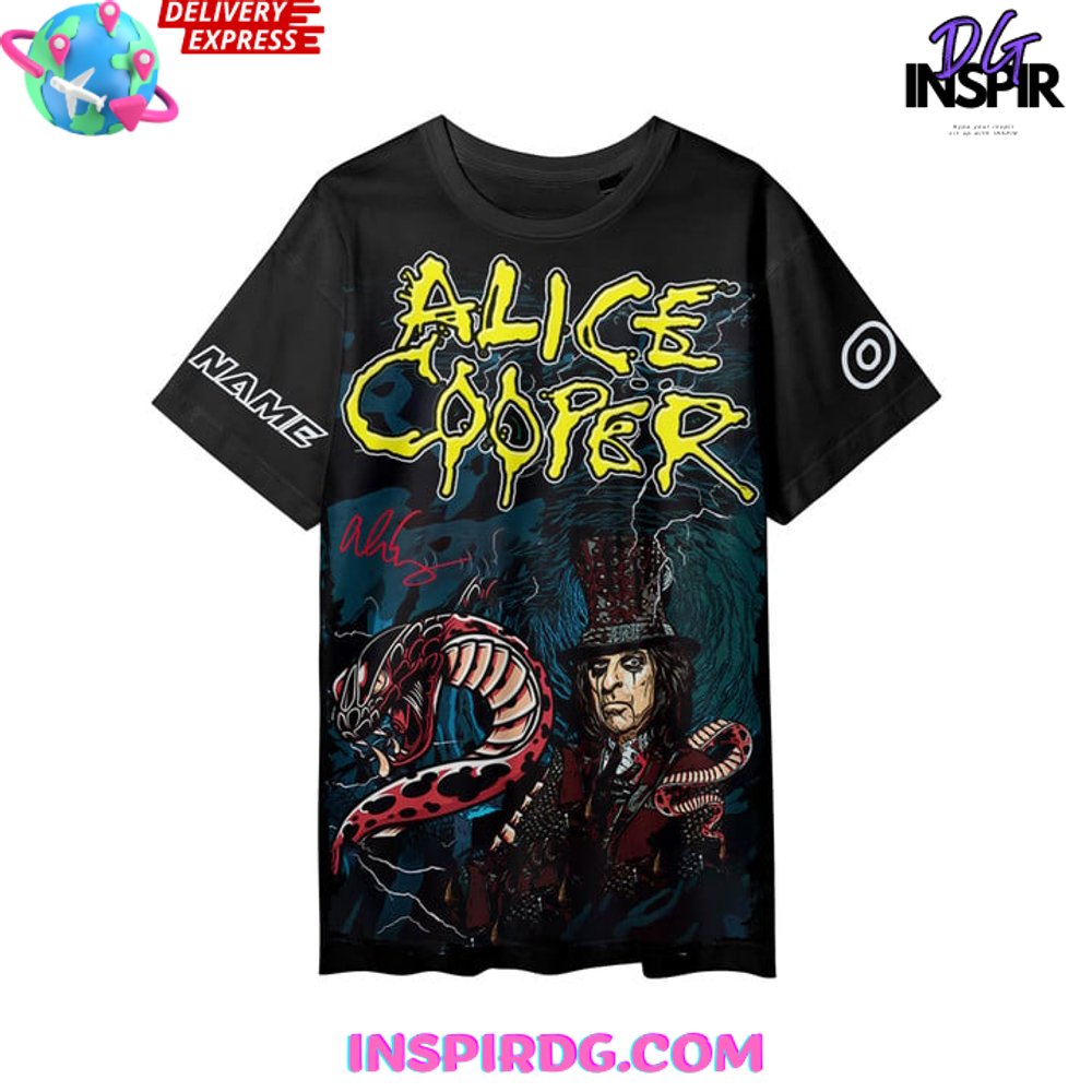 Alice Cooper Custom Premium T-Shirt - Image 4