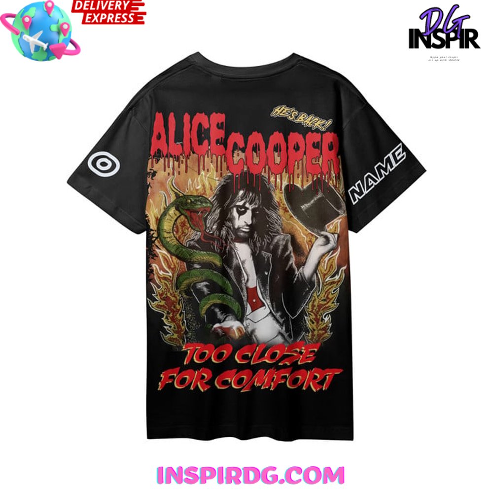 Alice Cooper Custom Premium T-Shirt - Image 5