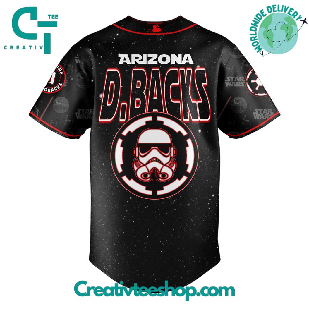 Arizona Diamondbacks Mlb X Star Wars Night 2025 Special Edition Baseball Jersey - Image 3