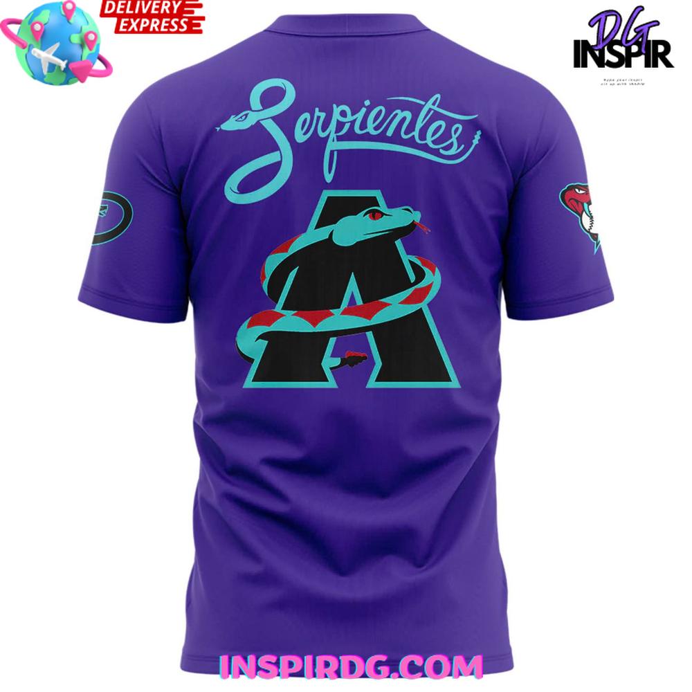 Arizona Diamondbacks Serpientes X Jesus Won 2025 T-Shirt - Image 3