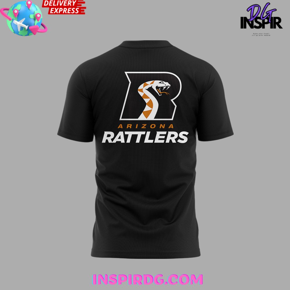 Arizona Rattlers Indoor Football League Team T-Shirt - Image 3