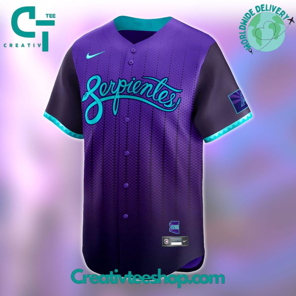 Arizona Diamondbacks City Connect "Serpientes" Limited Edition Baseball Jersey - Image 2