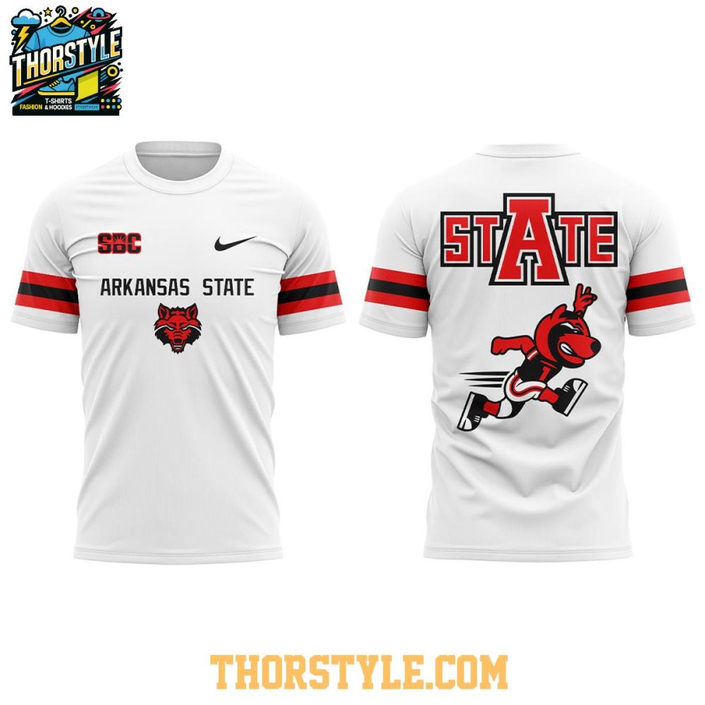 Arkansas State Red Wolves New Launching Uniform 2025 New Season Hoodie T-Shirt - Image 4