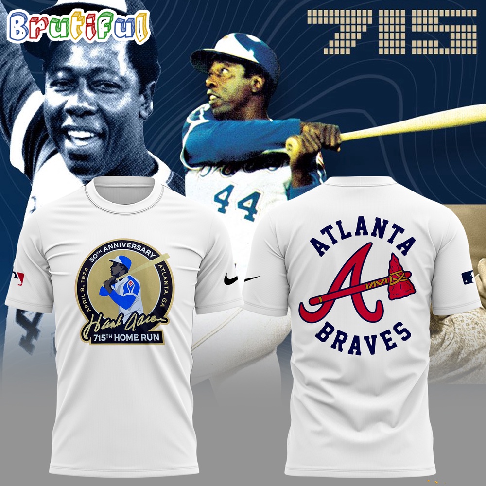Atlanta Braves 715Th Home Run Baseball T Shirt