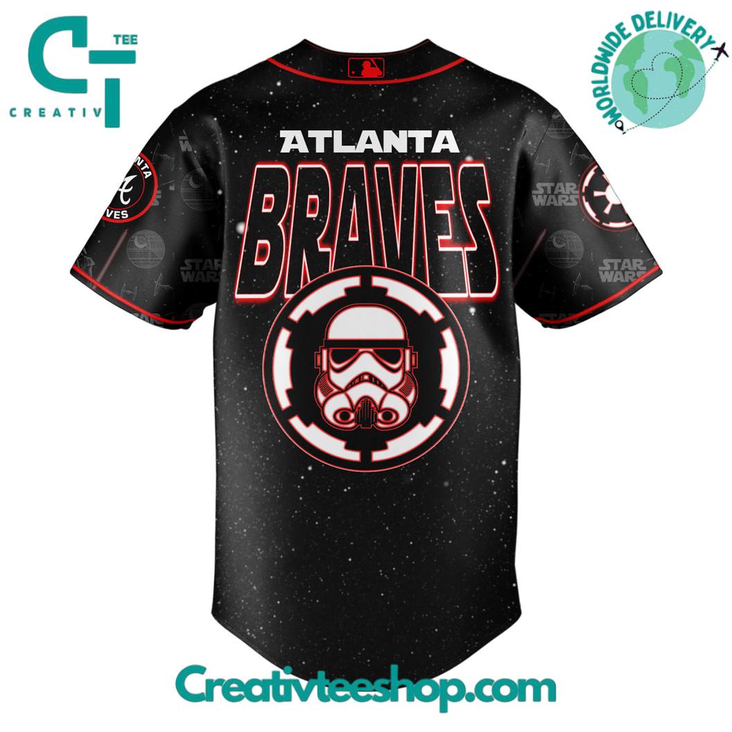 Atlanta Braves Mlb X Star Wars Night 2025 Special Edition Baseball Jersey - Image 3