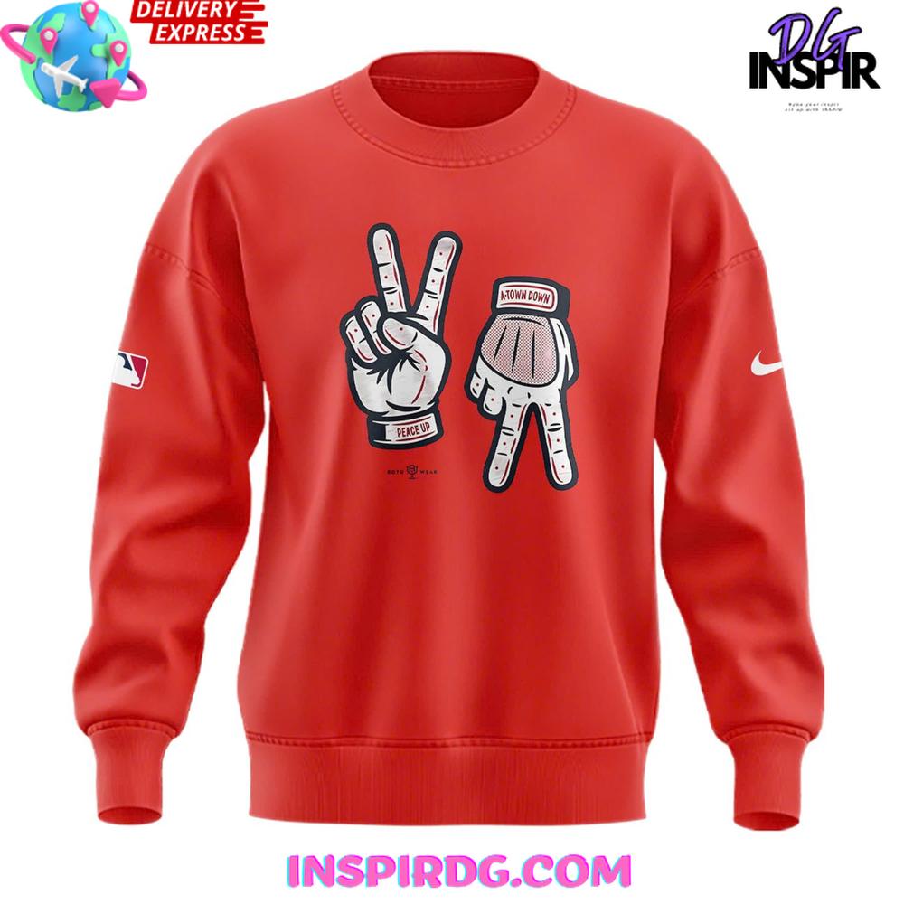 Atlanta Braves Peace Up A-Town Down Special Shirt Collection - Image 14