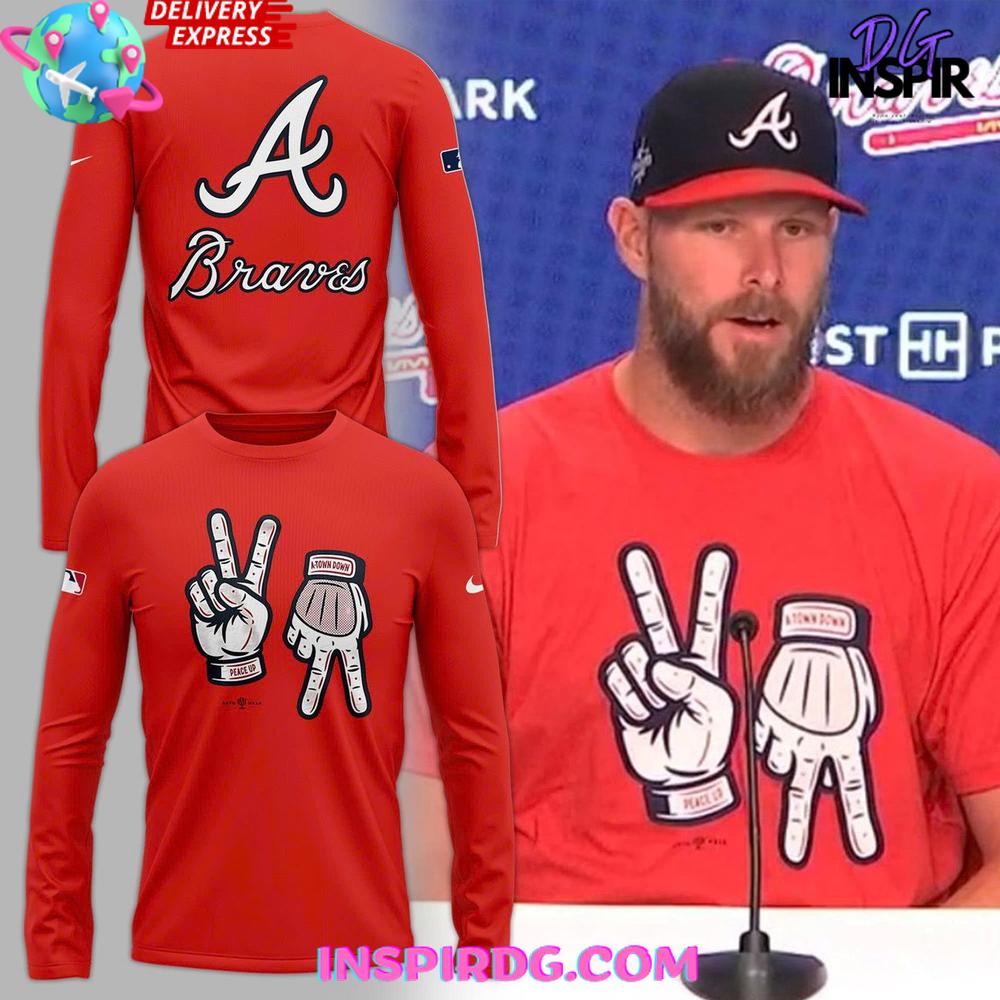 Atlanta Braves Peace Up A-Town Down Special Shirt Collection - Image 4