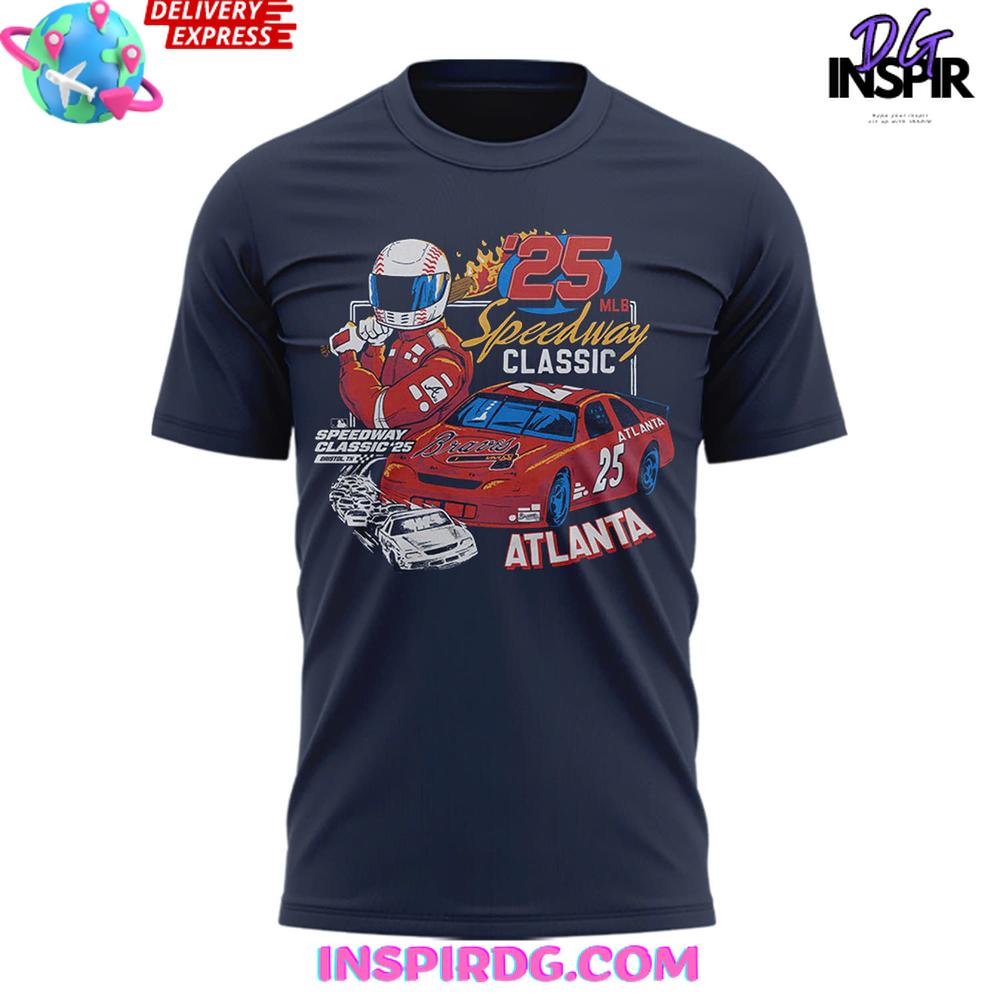Atlanta Braves Speedway Classic 2025 Edition Shirt Collection - Image 2