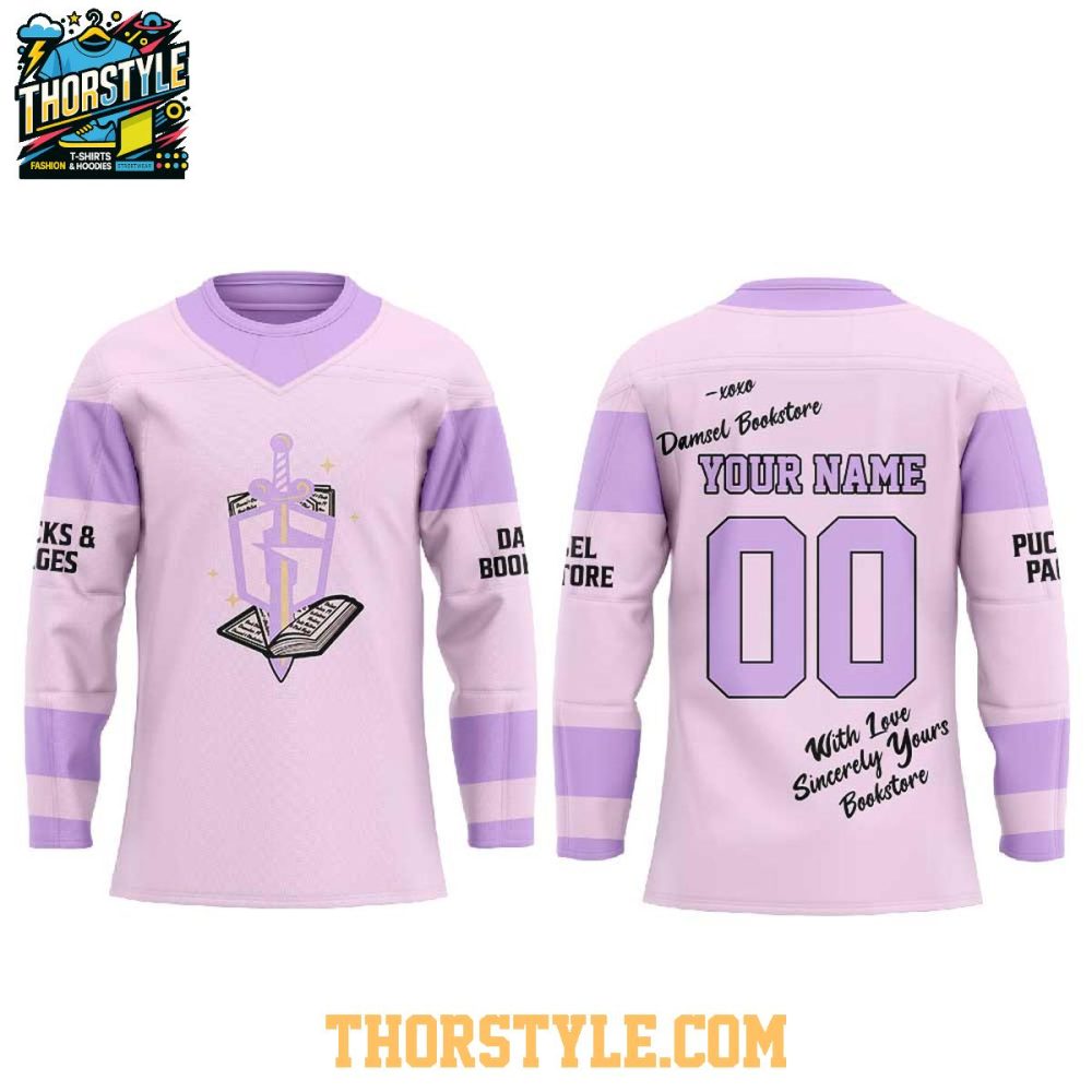Atlanta Gladiators Pucks And Pages Night 2026 Personalized Hockey Jersey - Image 2