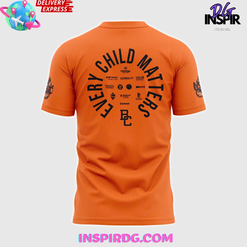 Bc Lions Every Child Matters 2024 T-Shirt - Image 3