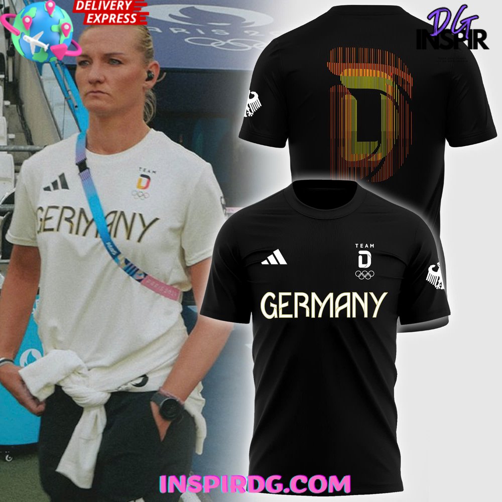 Germany Team D Olympic Paris 2024 T-Shirt - Image 2
