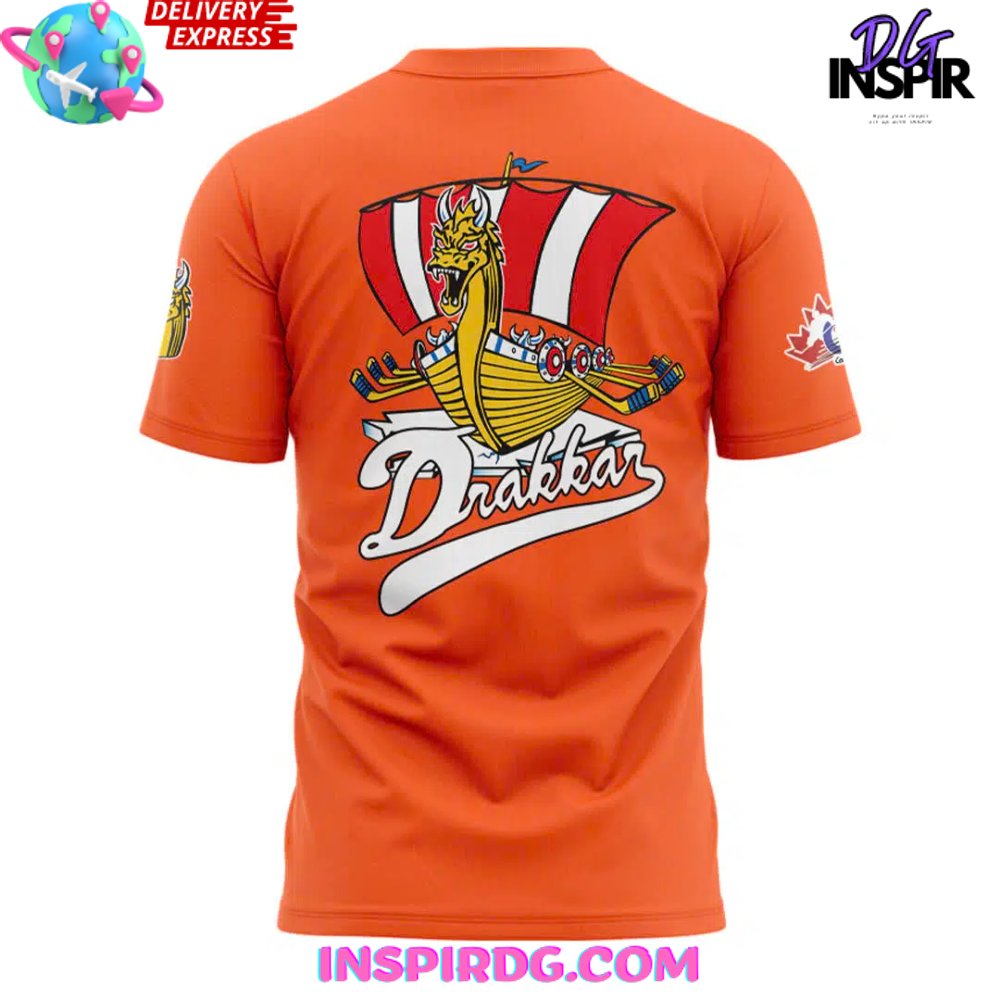 Baie-Comeau Drakkar Truth And Reconciliation 2024 T-Shirt - Image 3