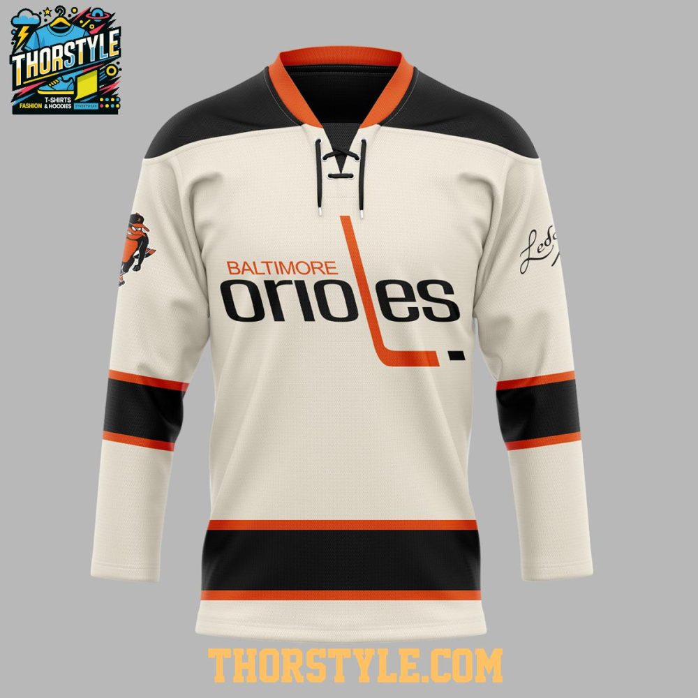 Baltimore Orioles 2026 Ledo Pizza Big Game Party Personalized Hockey Jersey - Image 2
