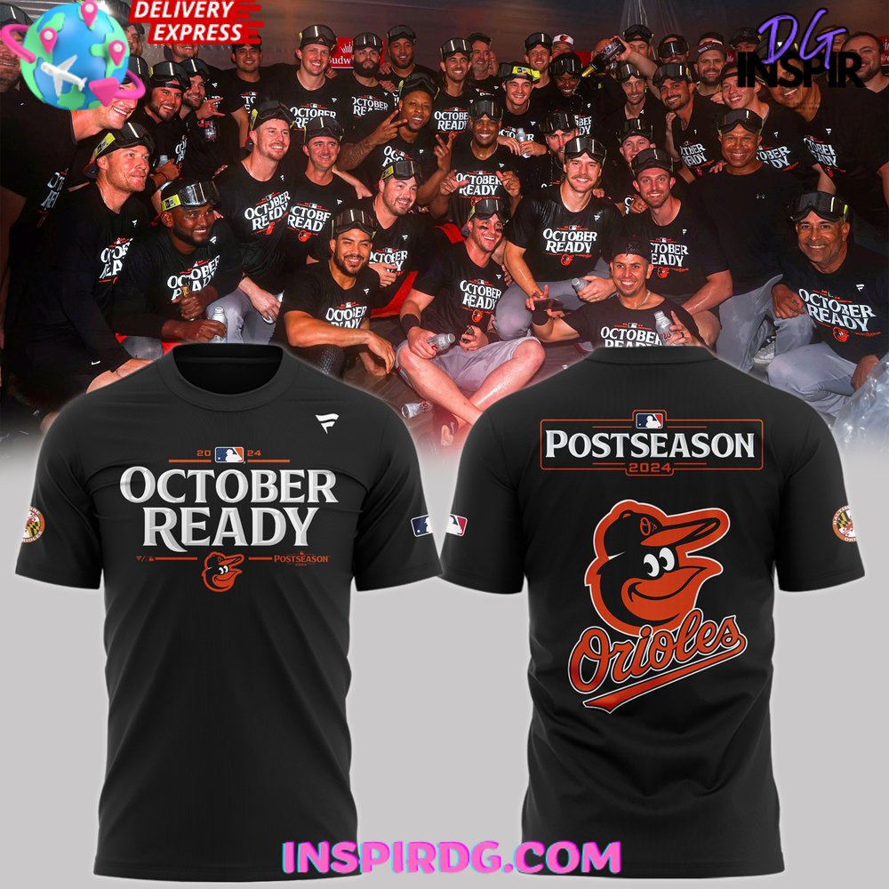Baltimore Orioles October Ready Postseason 2024 T-Shirt