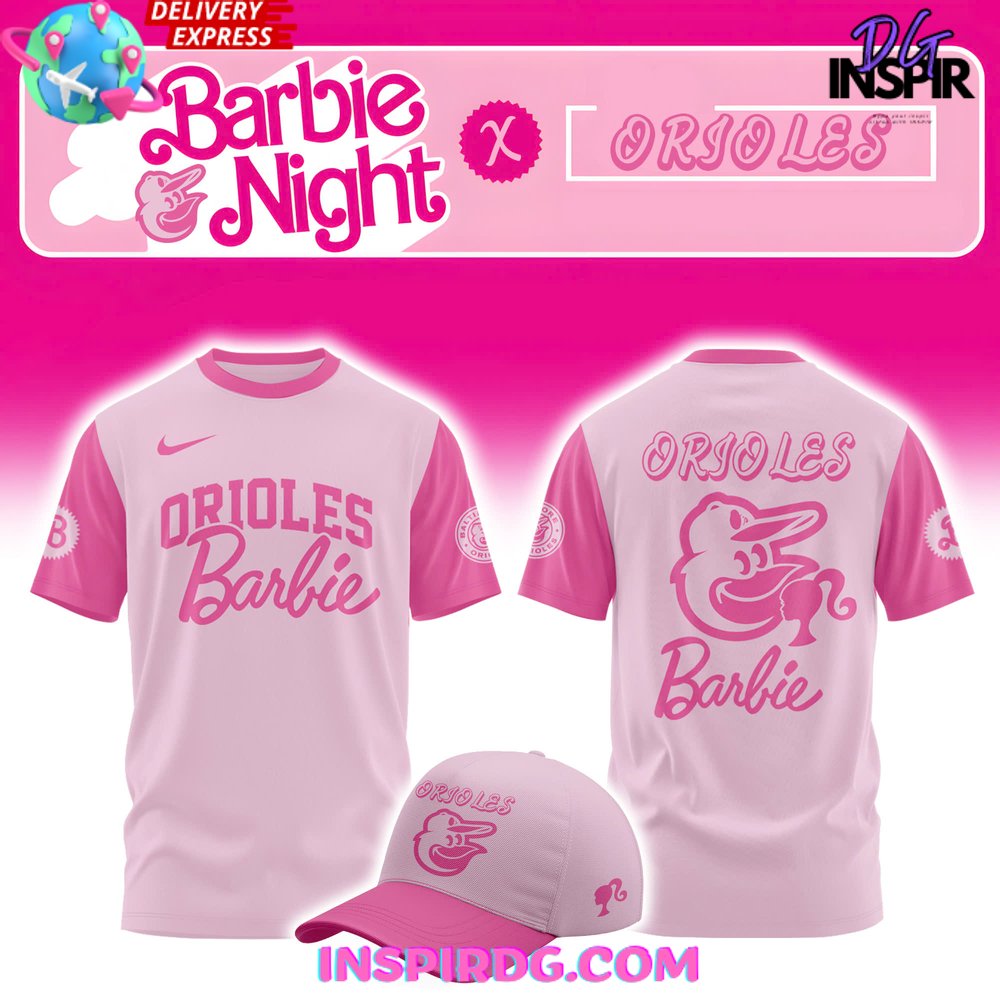 Baltimore Orioles X Barbie Night 2025 T-Shirt