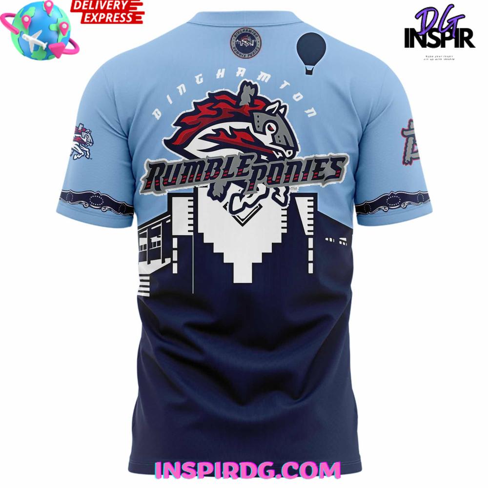 Binghamton Rumble Ponies Independence Day 2025 T-Shirt - Image 3