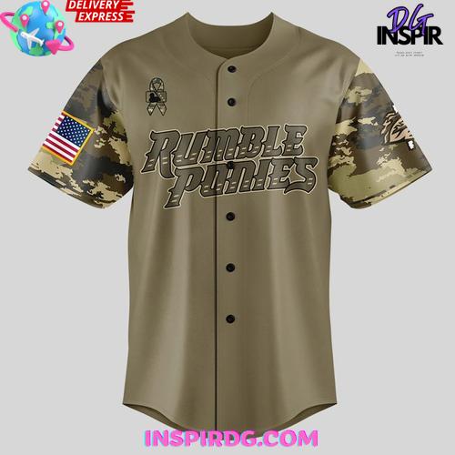 Binghamton Rumble Ponies Military Appreciation Night Custom Shirt Collection - Image 2
