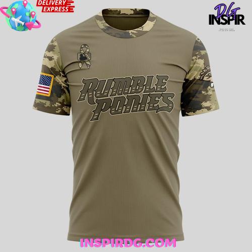 Binghamton Rumble Ponies Military Appreciation Night Custom Shirt Collection - Image 5