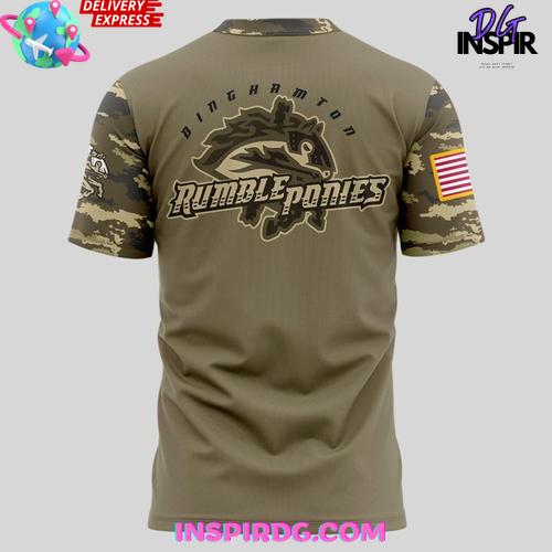 Binghamton Rumble Ponies Military Appreciation Night Custom Shirt Collection - Image 6