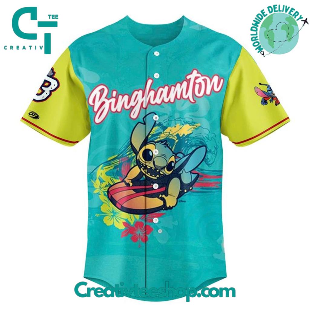 Binghamton Rumble Ponies X Stitch Experiment 626 Special Baseball Jersey - Image 2