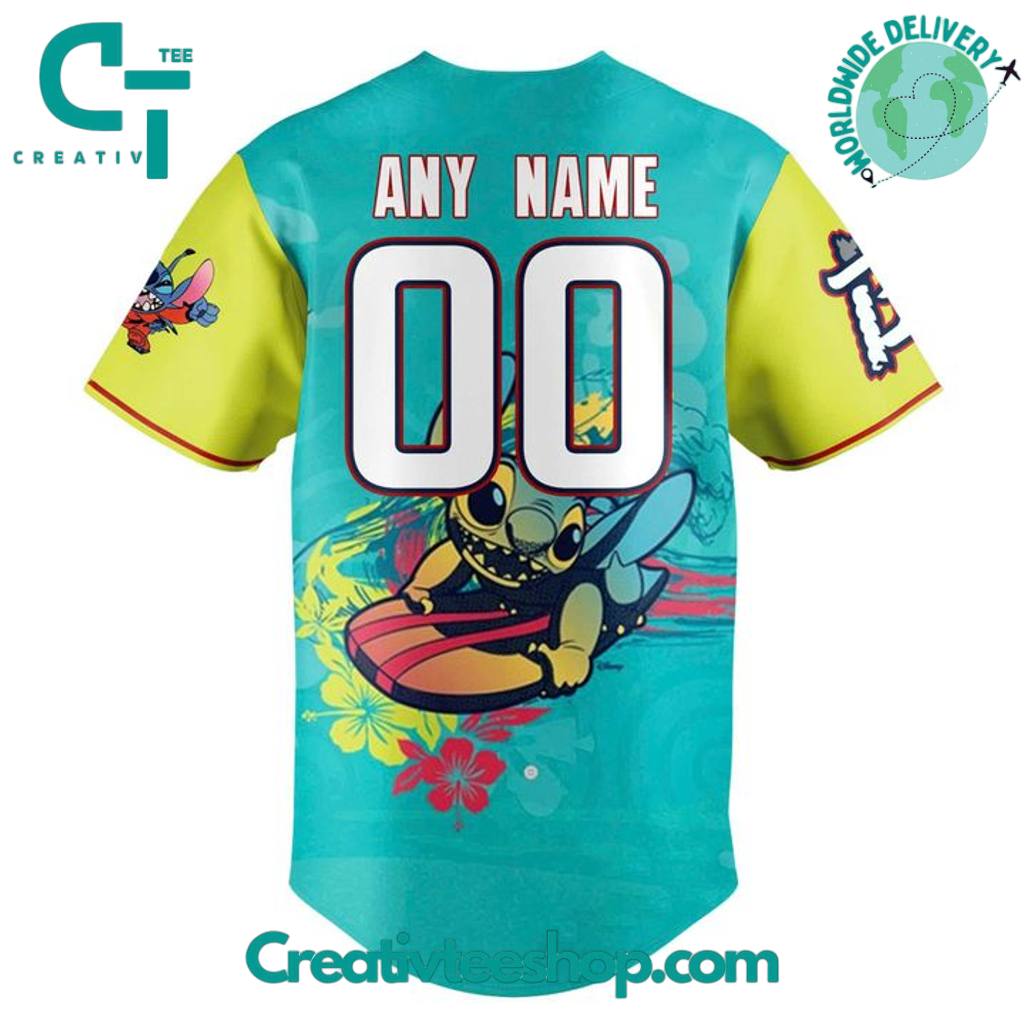 Binghamton Rumble Ponies X Stitch Experiment 626 Special Baseball Jersey - Image 3