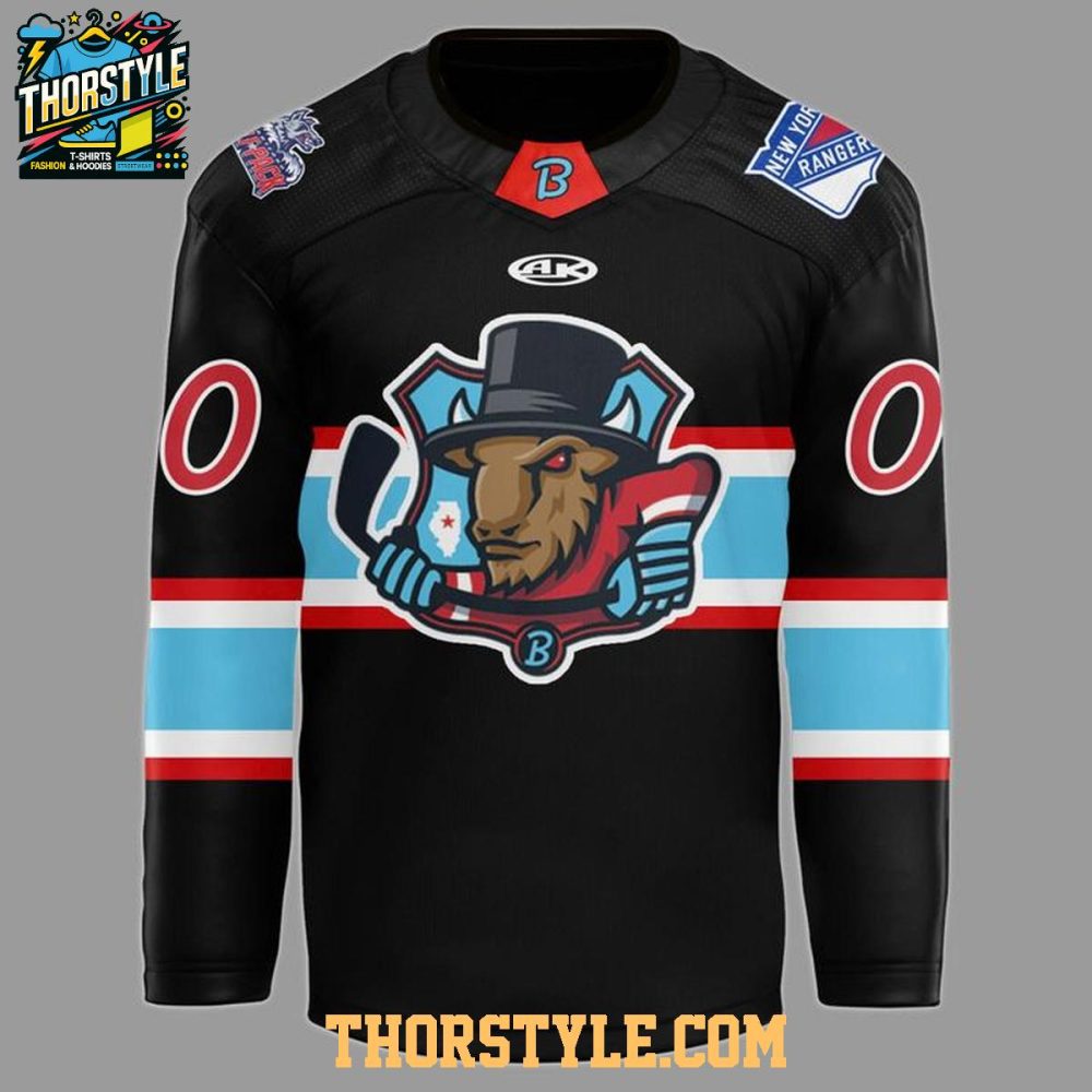 Bloomington Bison 2025-2026 Abe Raging Personalized Hockey Jersey - Image 2