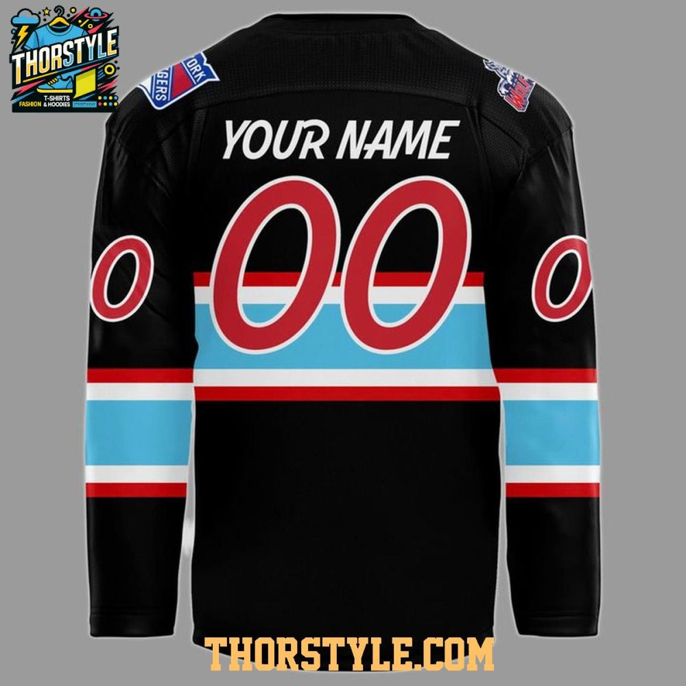 Bloomington Bison 2025-2026 Abe Raging Personalized Hockey Jersey - Image 3