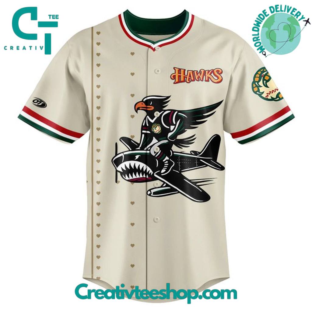 Boise Hawks X Military Appreciation Personalized Baseball Jersey - Image 2