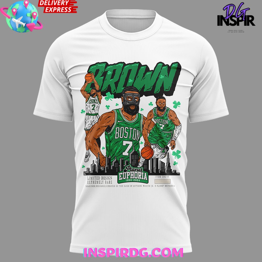 Boston Celtics "Brown 7" Trending Hoodie T-Shirt - Image 2