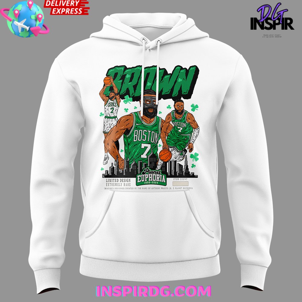 Boston Celtics "Brown 7" Trending Hoodie T-Shirt - Image 5
