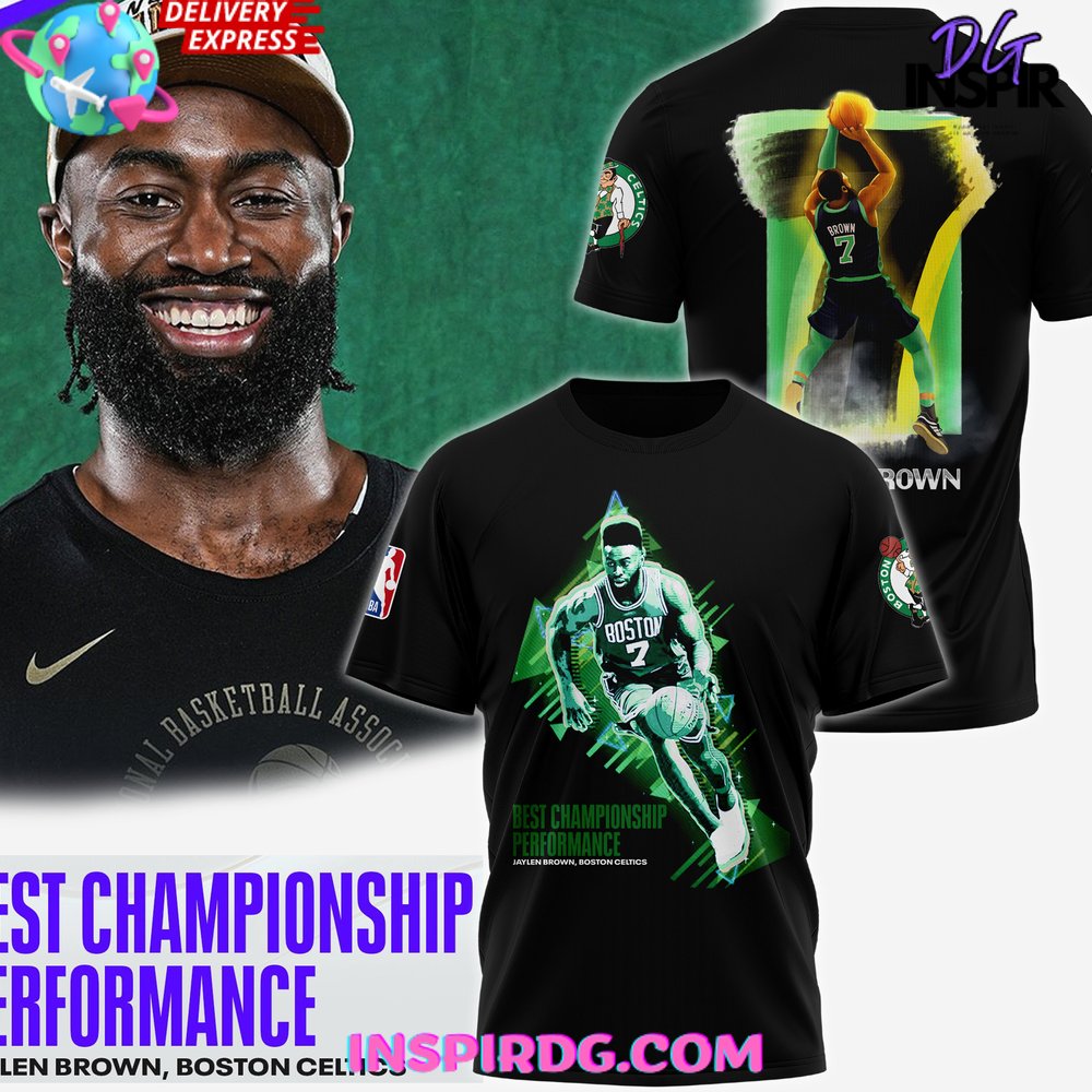 Boston Celtics Jaylen Brown Best Championship Performance T-Shirt