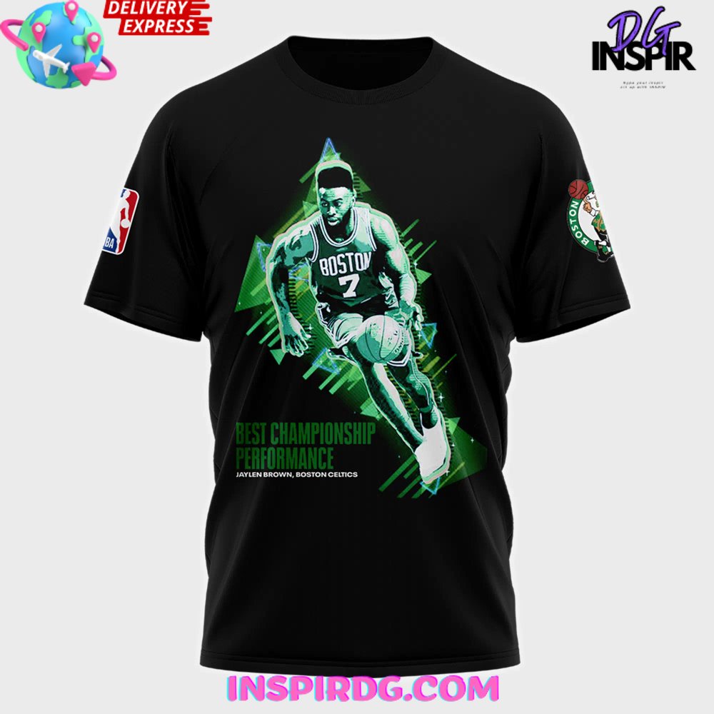 Boston Celtics Jaylen Brown Best Championship Performance T-Shirt - Image 2