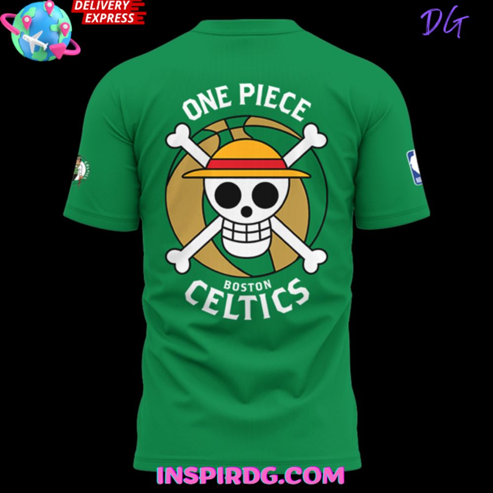 Boston Celtics X One Piece Performance T-Shirt - Image 3