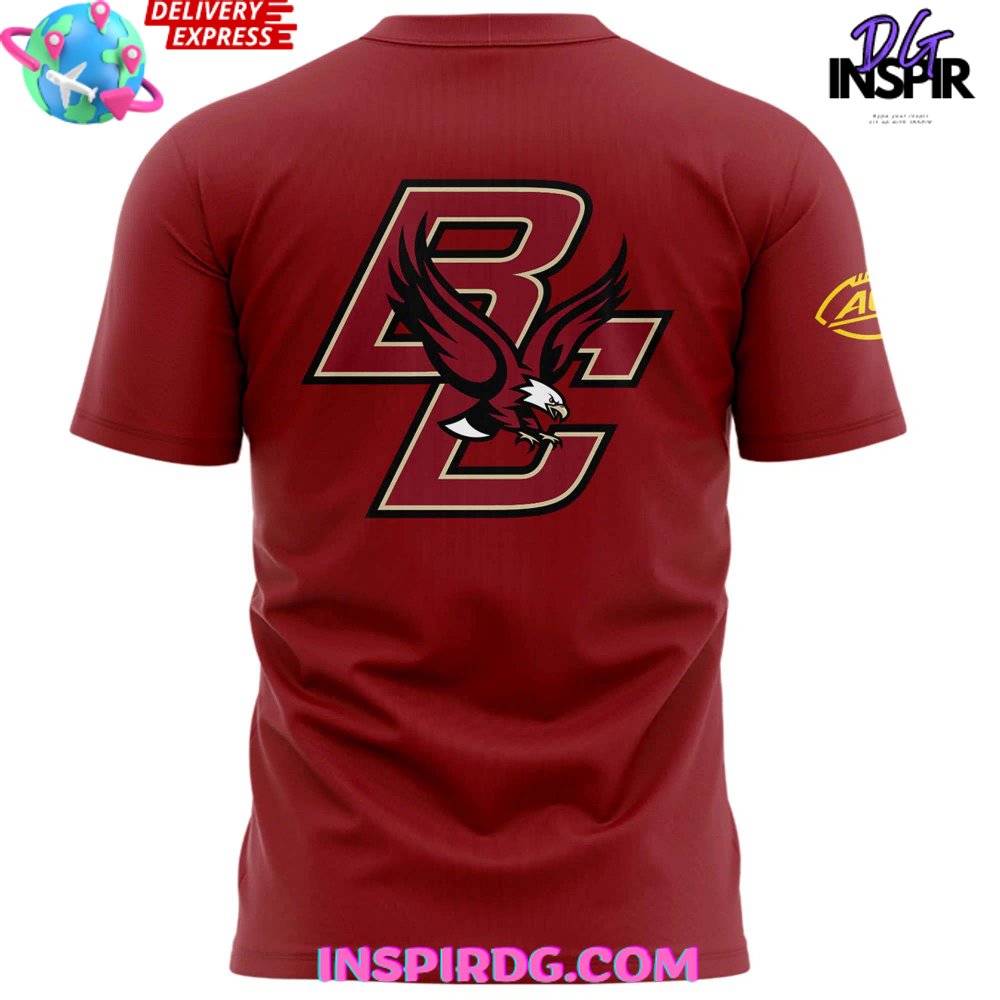 Boston College Football Super Fan 2024 Red T-Shirt - Image 3