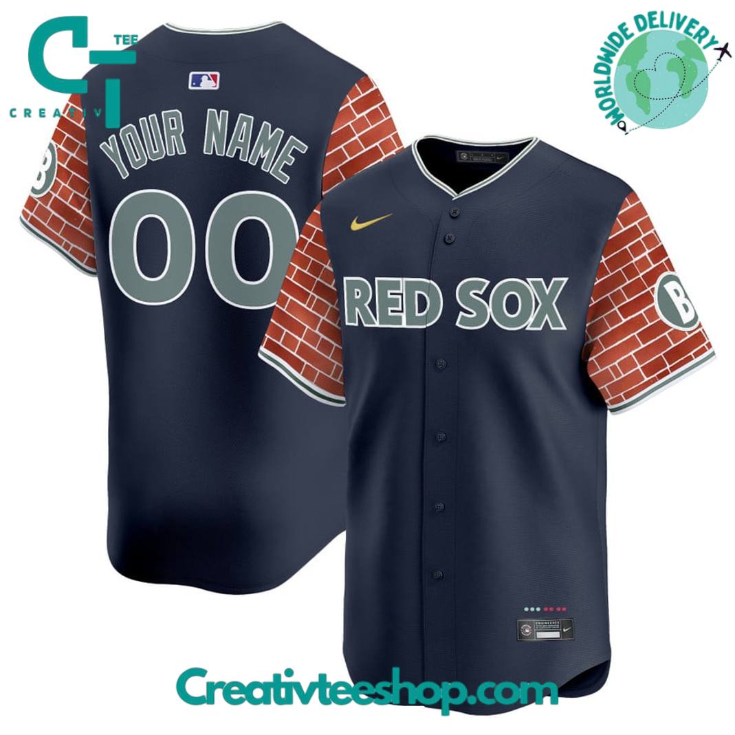 Boston Red Sox 2025 Fenway Red Brick Style Special Baseball Jersey - Image 3