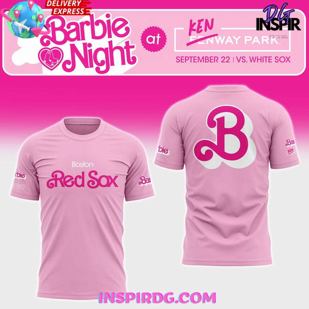 Boston Red Sox Barbie Night 2024 T-Shirt