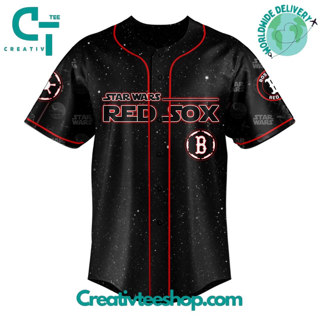 Boston Red Sox Mlb X Star Wars Night 2025 Special Edition Baseball Jersey - Image 2