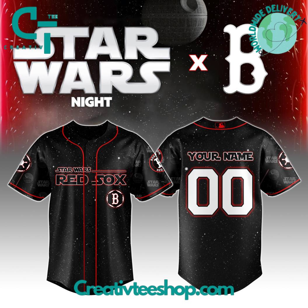 Boston Red Sox Mlb X Star Wars Night 2025 Special Edition Baseball Jersey - Image 4