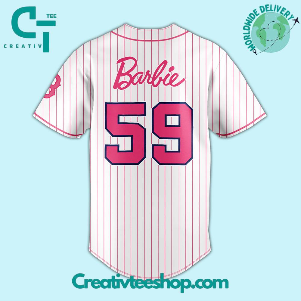 Boston Red Sox X Barbie Game Day Baseball Jersey - Image 3