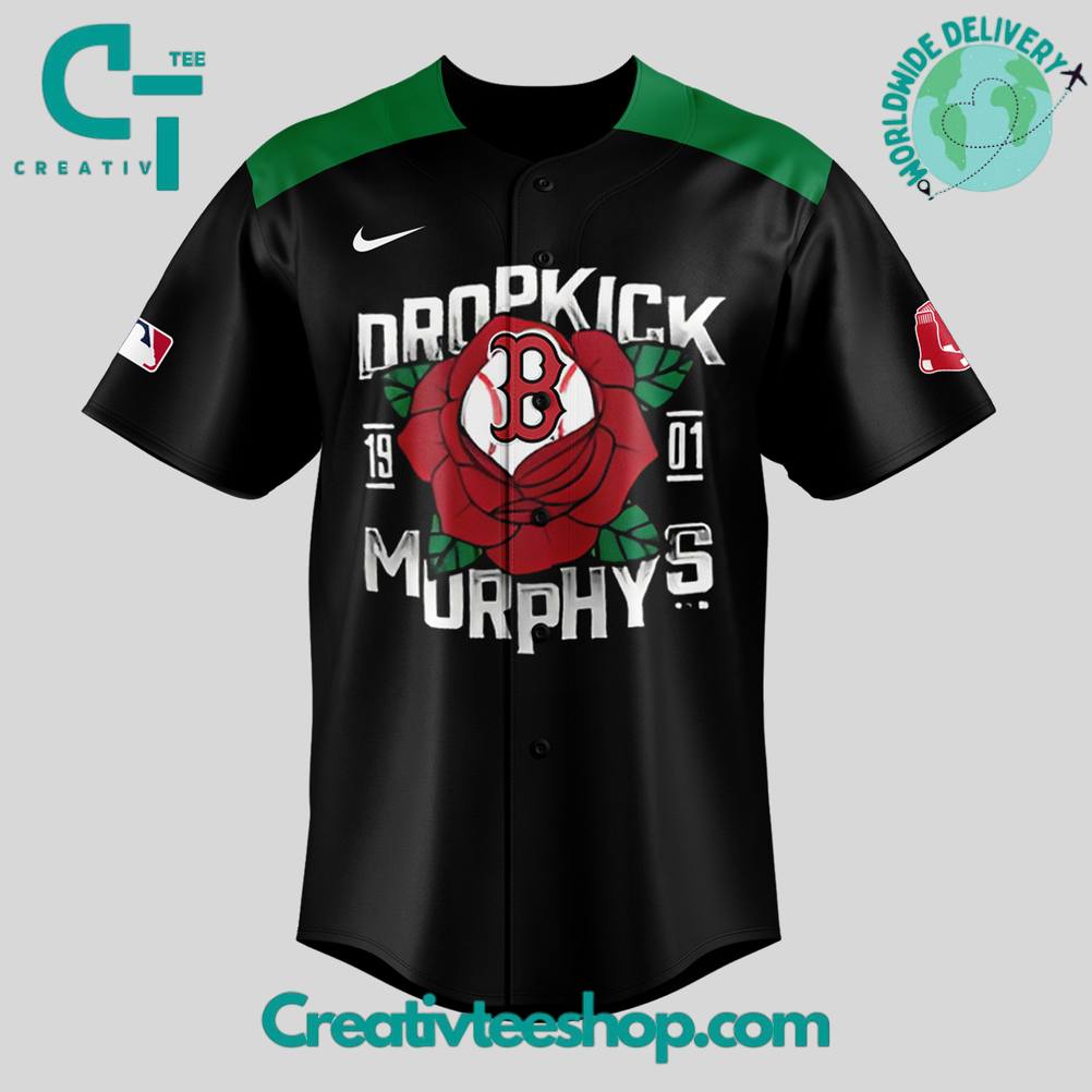 Boston Red Sox X Dropkick Murphys Night 2025 Special Baseball Jersey - Image 2
