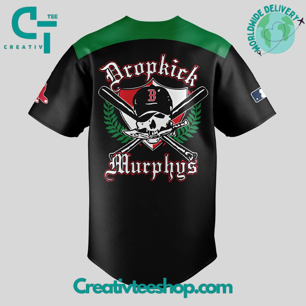 Boston Red Sox X Dropkick Murphys Night 2025 Special Baseball Jersey - Image 3