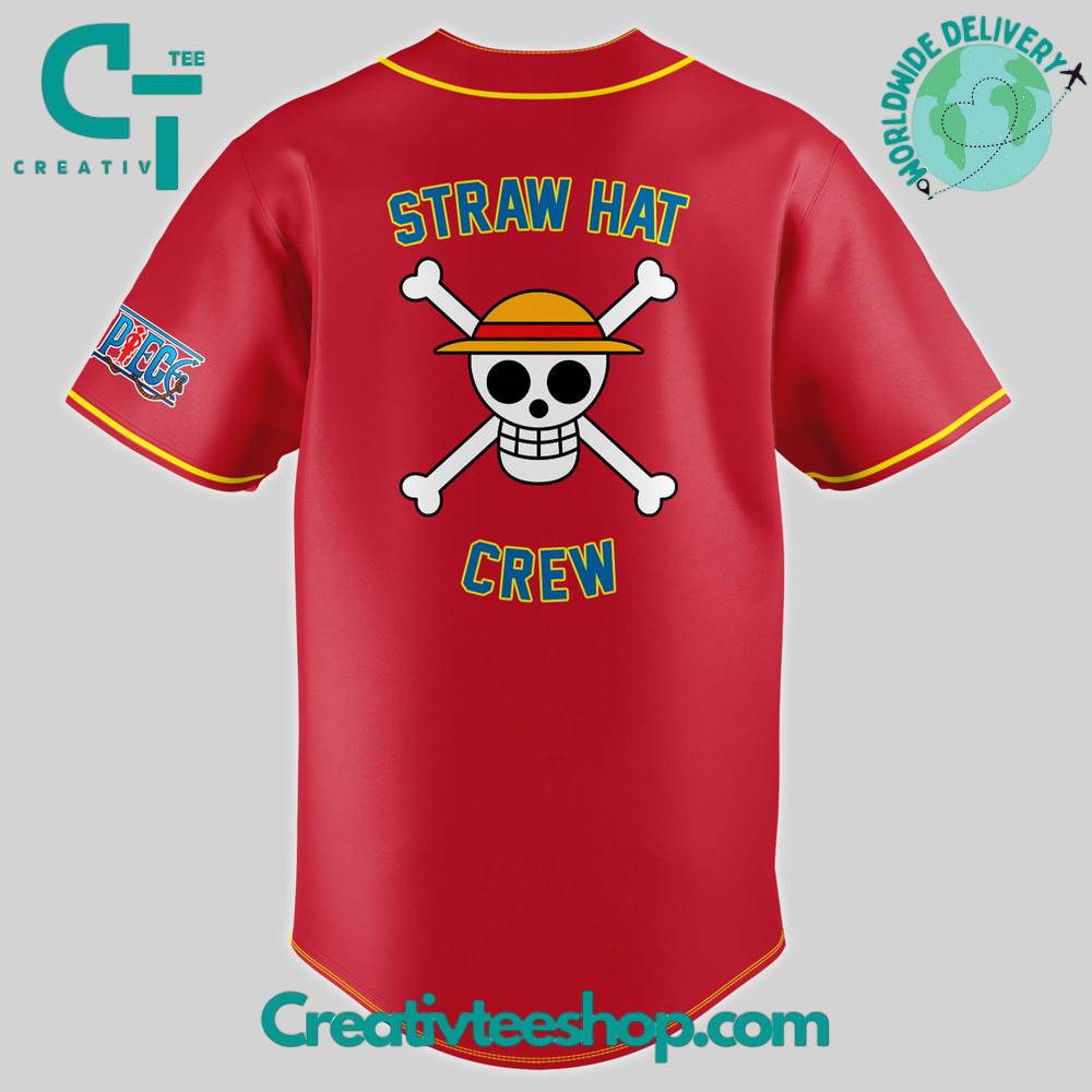Boston Red Sox X One Piece Exclusive Red Jersey - Image 3