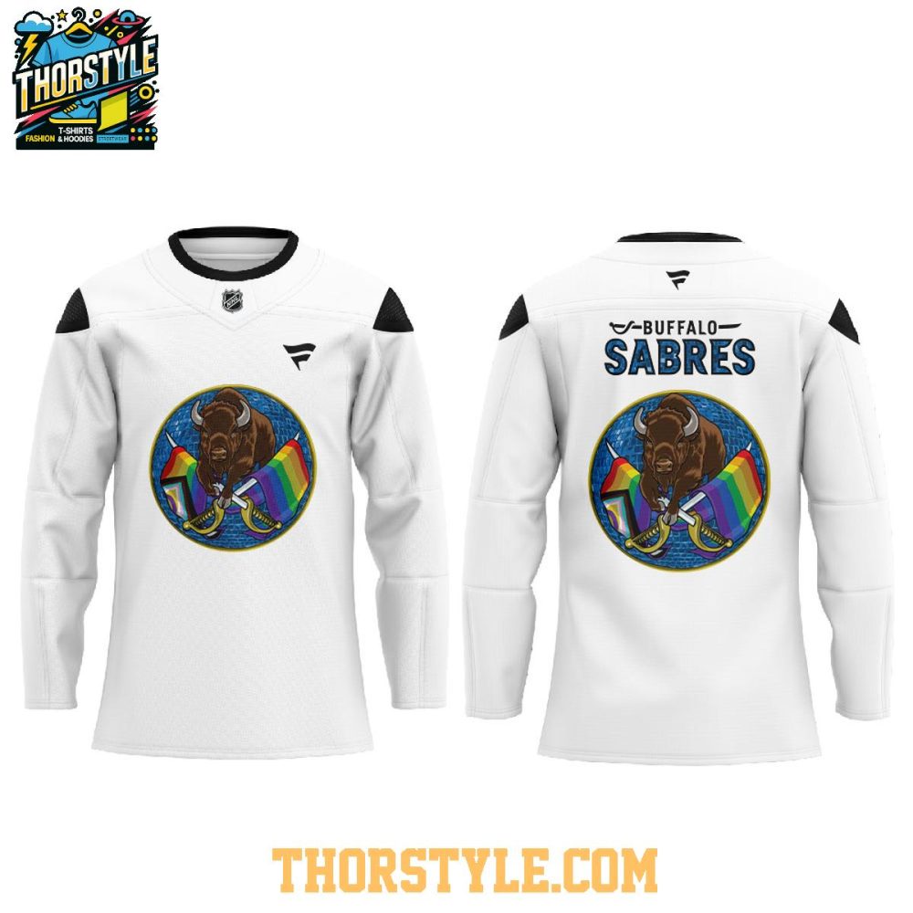 Buffalo Sabres 2025-26 Pride Night Personalized Hockey Jersey - Image 2