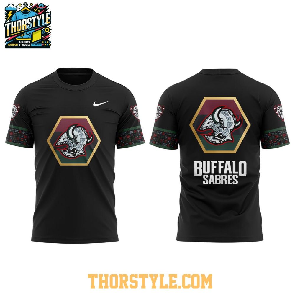 Buffalo Sabres Black History 2026 Night Celebrate Hoodie T-Shirt - Image 4