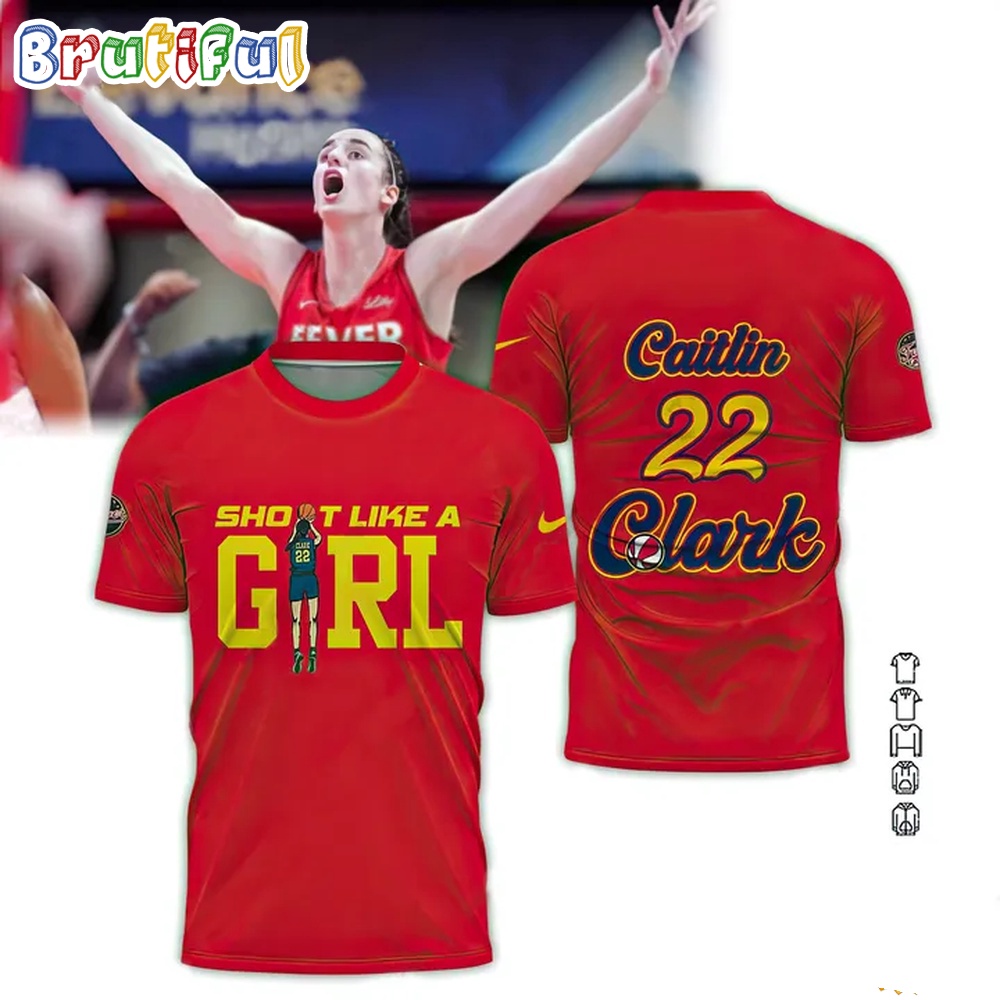 Caitlin Clark All Star Game 2024 Short Like A Girl T Shirt