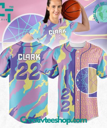 Caitlin Clark Dream Big Baseball Jersey